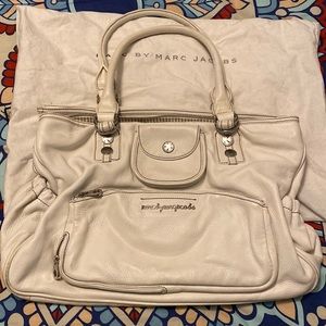 Marc by Marc Jacob’s White Leather Tote Bag